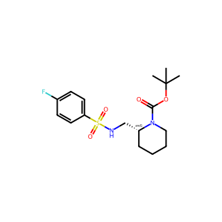 tert-Butyl 2-((4-fluorophenylsulfonamido)methyl)piperidine-1-carboxylate
