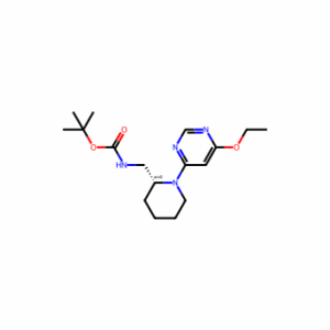 tert-Butyl ((1-(6-ethoxypyrimidin-4-yl)piperidin-2-yl)methyl)carbamate