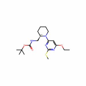 tert-Butyl ((1-(6-ethoxy-2-(methylthio)pyrimidin-4-yl)piperidin-2-yl)methyl)carbamate