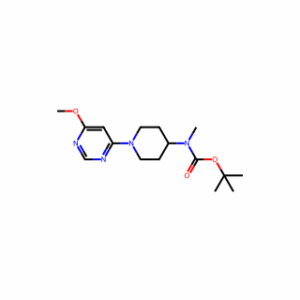 tert-Butyl (1-(6-methoxypyrimidin-4-yl)piperidin-4-yl)(methyl)carbamate