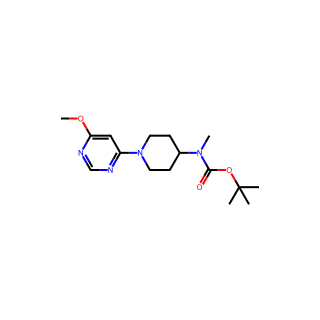 tert-Butyl (1-(6-methoxypyrimidin-4-yl)piperidin-4-yl)(methyl)carbamate