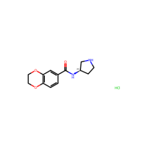 (R)-N-(Pyrrolidin-3-yl)-2,3-dihydrobenzo[b][1,4]dioxine-6-carboxamide hydrochloride