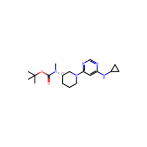 tert-Butyl (1-(6-(cyclopropylamino)pyrimidin-4-yl)piperidin-3-yl)(methyl)carbamate
