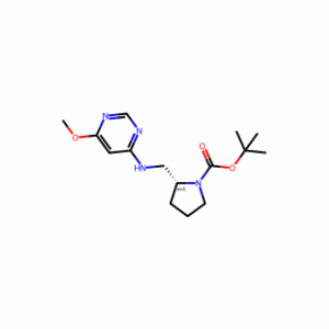 tert-Butyl 2-(((6-methoxypyrimidin-4-yl)amino)methyl)pyrrolidine-1-carboxylate