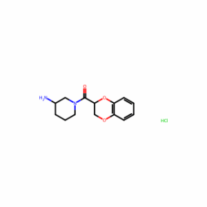 (3-Aminopiperidin-1-yl)(2,3-dihydrobenzo[b][1,4]dioxin-2-yl)methanone hydrochloride