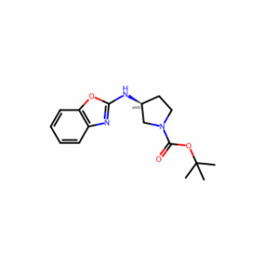 tert-Butyl 3-(benzo[d]oxazol-2-ylamino)pyrrolidine-1-carboxylate