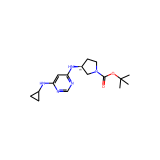 (S)-tert-Butyl 3-((6-(cyclopropylamino)pyrimidin-4-yl)amino)pyrrolidine-1-carboxylate