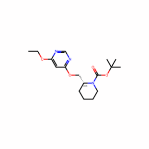tert-Butyl 2-(((6-ethoxypyrimidin-4-yl)oxy)methyl)piperidine-1-carboxylate