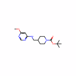 tert-Butyl 4-(((6-methoxypyrimidin-4-yl)amino)methyl)piperidine-1-carboxylate