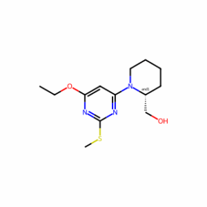 (1-(6-Ethoxy-2-(methylthio)pyrimidin-4-yl)piperidin-2-yl)methanol