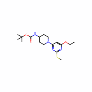 tert-Butyl (1-(6-ethoxy-2-(methylthio)pyrimidin-4-yl)piperidin-4-yl)carbamate