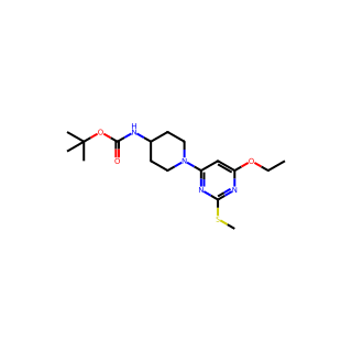 tert-Butyl (1-(6-ethoxy-2-(methylthio)pyrimidin-4-yl)piperidin-4-yl)carbamate