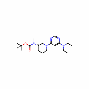 tert-Butyl (1-(6-(diethylamino)pyrimidin-4-yl)piperidin-3-yl)(methyl)carbamate