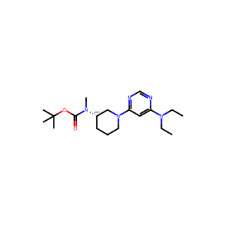 tert-Butyl (1-(6-(diethylamino)pyrimidin-4-yl)piperidin-3-yl)(methyl)carbamate