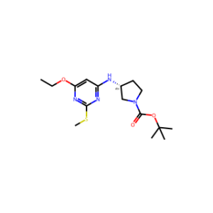 (R)-tert-Butyl 3-((6-ethoxy-2-(methylthio)pyrimidin-4-yl)amino)pyrrolidine-1-carboxylate