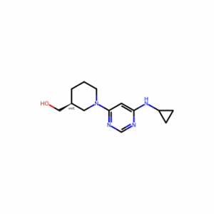 (1-(6-(Cyclopropylamino)pyrimidin-4-yl)piperidin-3-yl)methanol