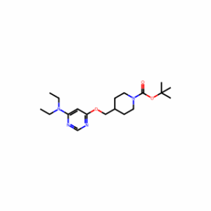tert-Butyl 4-(((6-(diethylamino)pyrimidin-4-yl)oxy)methyl)piperidine-1-carboxylate