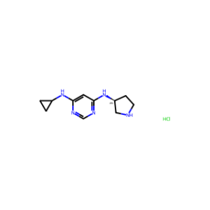 (S)-N4-Cyclopropyl-N6-(pyrrolidin-3-yl)pyrimidine-4,6-diamine hydrochloride