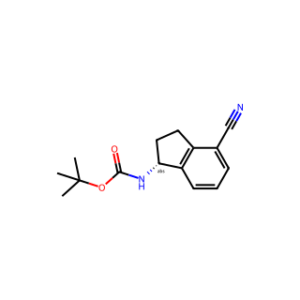 (R)-tert-Butyl (4-cyano-2,3-dihydro-1H-inden-1-yl)carbamate
