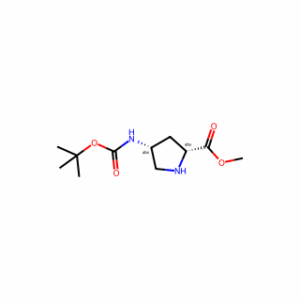 (2R,4R)-METHYL 4-((TERT-BUTOXYCARBONYL)AMINO)PYRROLIDINE-2-CARBOXYLATE