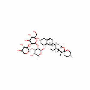 (2S,3R,4S,5S,6R)-2-(((2R,3R,4S,5S,6R)-5-Hydroxy-2-(((4R,5′R,6R,6aR,6bS,8aS,8bR,9S,10R,11aS,12aS,12bS)-4-hydroxy-5′,6a,8a,9-tetramethyl-1,3,3′,4,4′,5,5′,6,6a,6b,6′,7,8,8a,8b,9,11a,12,12a,12b-icosahydrospiro[naphtho[2′,1′:4,5]indeno[2,1-b]furan-10,2′-pyran]