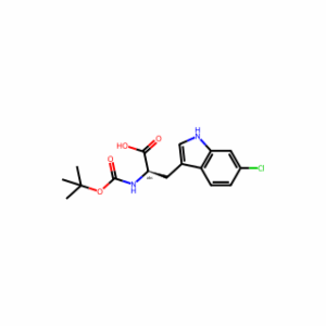 (R)-2-((tert-Butoxycarbonyl)amino)-3-(6-chloro-1H-indol-3-yl)propanoic acid