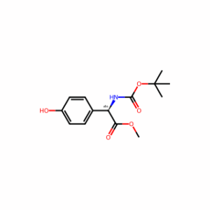 (R)-Methyl 2-((tert-butoxycarbonyl)amino)-2-(4-hydroxyphenyl)acetate