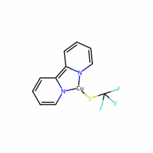 Trifluoromethylthiolato(2,2-Bipyridine)Copper(I)