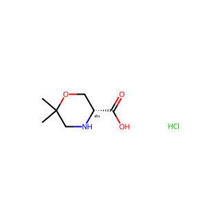 (R)-6,6-Dimethyl-morpholine-3-carboxylic acid hcl
