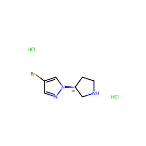 (S)-4-Bromo-1-pyrrolidin-3-yl-1H-pyrazole dihydrochloride