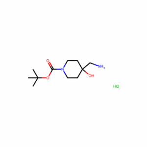 tert-Butyl 4-(aminomethyl)-4-hydroxypiperidine-1-carboxylate hydrochloride