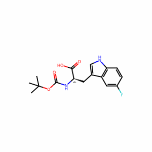 (R)-2-((tert-Butoxycarbonyl)amino)-3-(5-fluoro-1H-indol-3-yl)propanoic acid