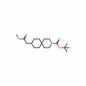 tert-Butyl 9-(2-methoxy-2-oxoethyl)-3-azaspiro[5.5]undecane-3-carboxylate