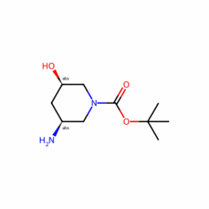 (3S,5R)-3-Amino-5-hydroxypiperidine-1-carboxylate tert-butyl ester