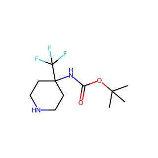 tert-Butyl (4-(trifluoromethyl)piperidin-4-yl)carbamate
