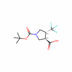 trans-1-[(tert-butoxy)carbonyl]-4-(trifluoromethyl)pyrrolidine-3-carboxylic acid