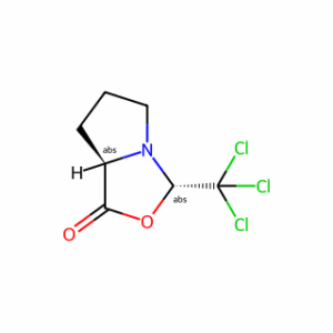 (3S,7aR)-Tetrahydro-3-(trichloromethyl)-1H,3H-pyrrolo[1,2-c]oxazol-1-one