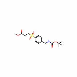 Methyl 3-(4-((tert-butoxycarbonylamino)methyl)phenylsulfonyl)propanoate