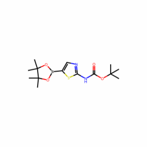 tert-Butyl 5-(4,4,5,5-tetramethyl-1,3,2-dioxaborolan-2-yl)thiazol-2-ylcarbamate