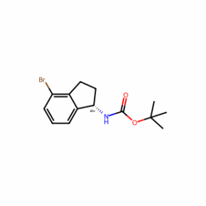 tert-Butyl (S)-(4-bromo-2,3-dihydro-1H-inden-1-yl)carbamate