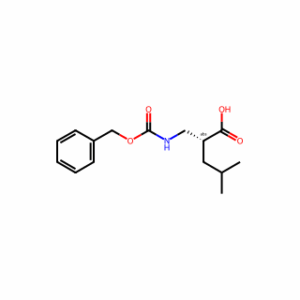 (R)-2-((((Benzyloxy)carbonyl)amino)methyl)-4-methylpentanoic acid