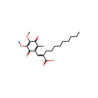 (E)-2-((4,5-dimethoxy-2-methyl-3,6-dioxocyclohexa-1,4-dien-1-yl)methylene)undecanoic acid
