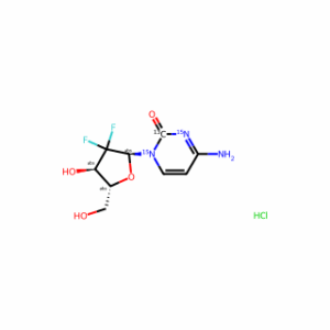 (2S)-Gemcitabine-13C,15N2 (hydrochloride)
