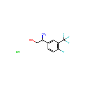 (S)-2-Amino-2-(4-fluoro-3-(trifluoromethyl)phenyl)ethanol hydrochloride