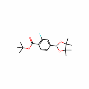 Tert-butyl 2-fluoro-4-(4,4,5,5-tetramethyl-1,3,2-dioxaborolan-2-yl)benzoate