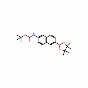 (6-((tert-Butoxycarbonyl)amino)naphthalen-2-yl)boronic acid pinacol ester