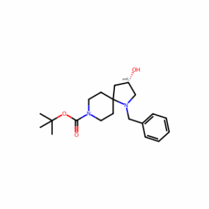 tert-butyl 1-benzyl-3-hydroxy-1,8-diazaspiro[4.5]decane-8-carboxylate
