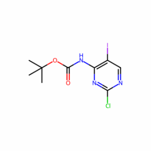 tert-Butyl (2-chloro-5-iodopyrimidin-4-yl)carbamate