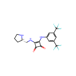 (S)-3-((3,5-Bis(trifluoromethyl)phenyl)amino)-4-((pyrrolidin-2-ylmethyl)amino)cyclobut-3-ene-1,2-dione