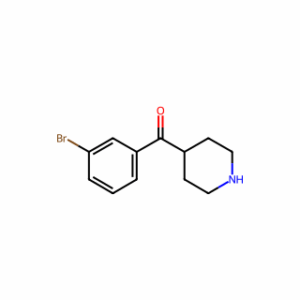 (3-Bromophenyl)-4-piperidinylmethanone